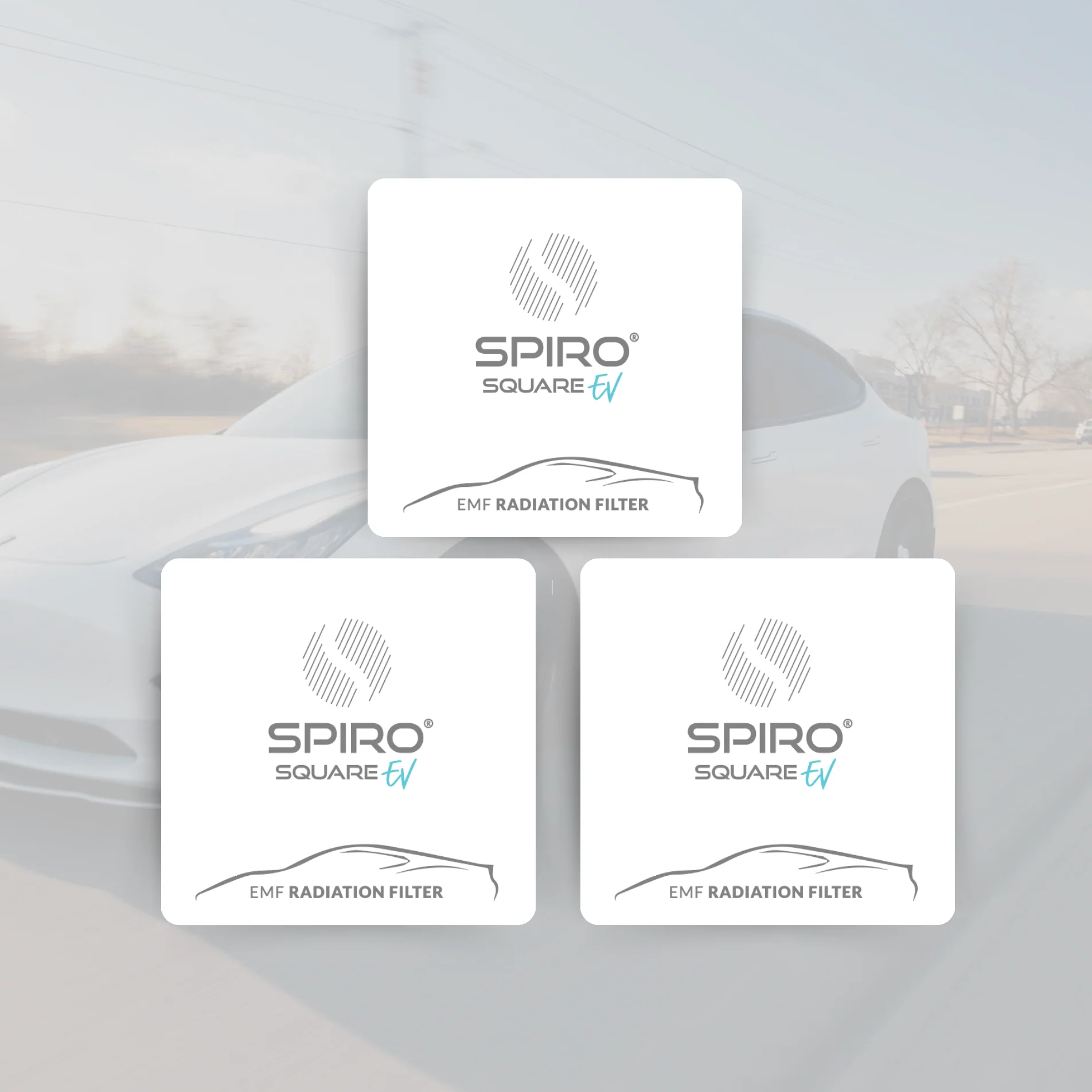 e. EVs Advanced EMF Neutralization with Quantum Magnetic Filtering - SPIRO SQUARE X EV KIT - Image 3